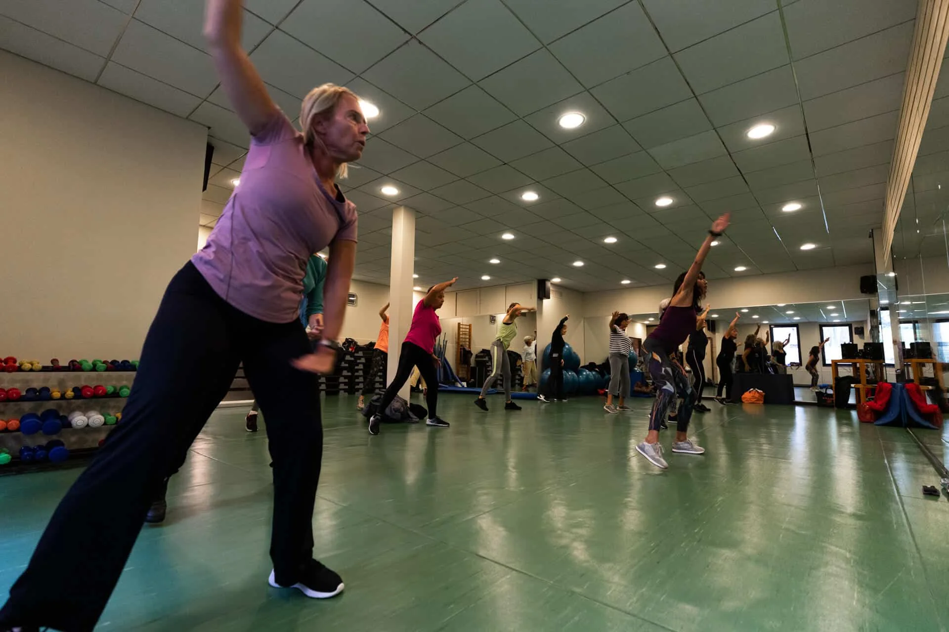 Cours collectif de fitness